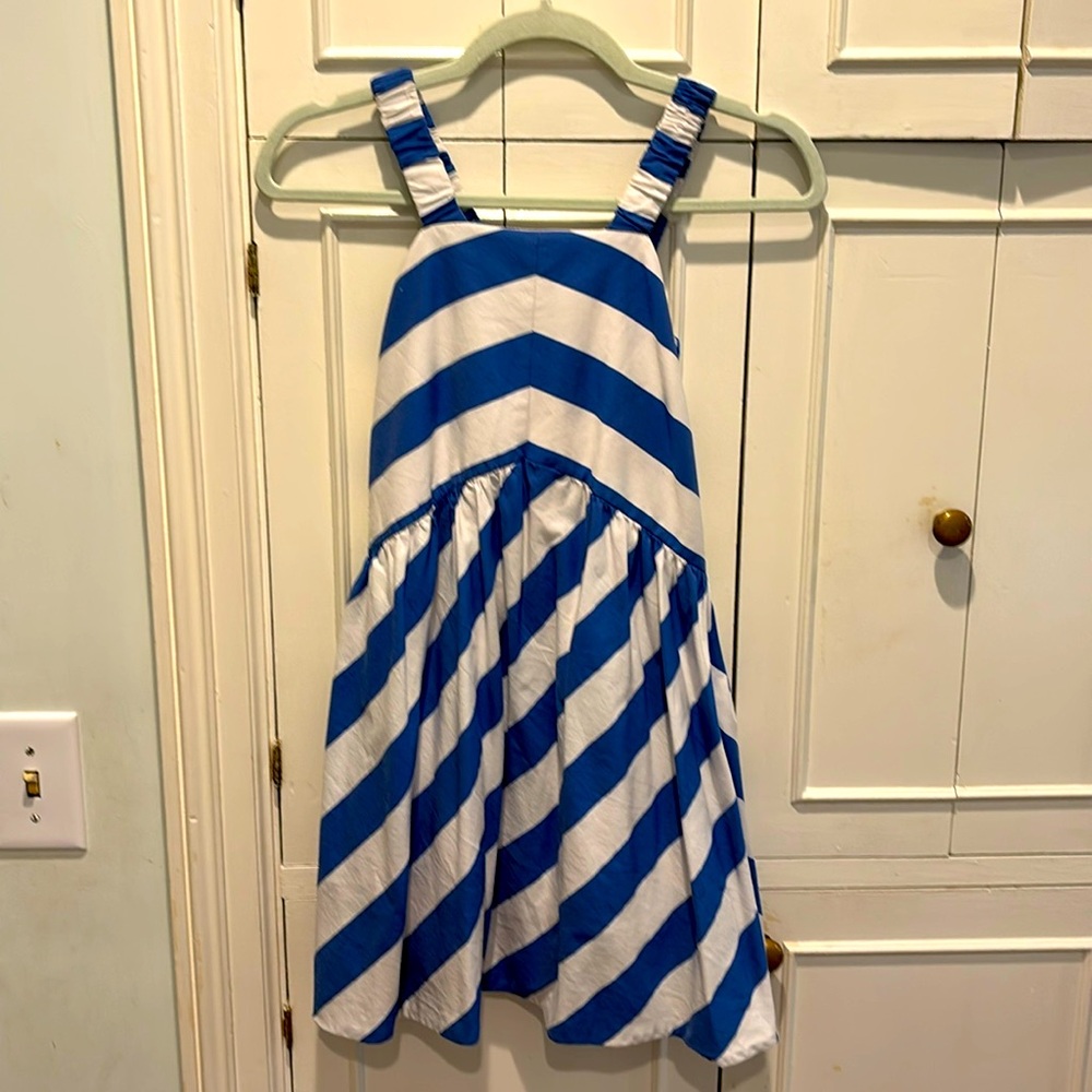 Zara Blue & White Striped Girl’s Dress Size 11-12